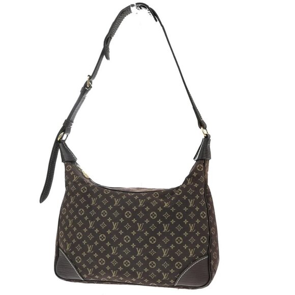 LOUIS VUITTON Boulogne 30 Shoulder Bag Monogram Mini Lin Canvas - Picture 1 of 14